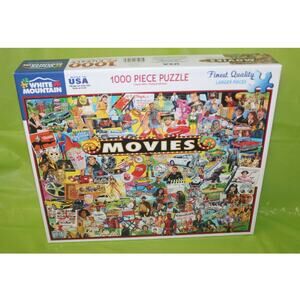 White Mountain 1000 Piece Jigsaw Puzzle Movies 1338 Complete With Poster 24 x 30